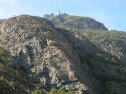 zona di attacco della ferrata
